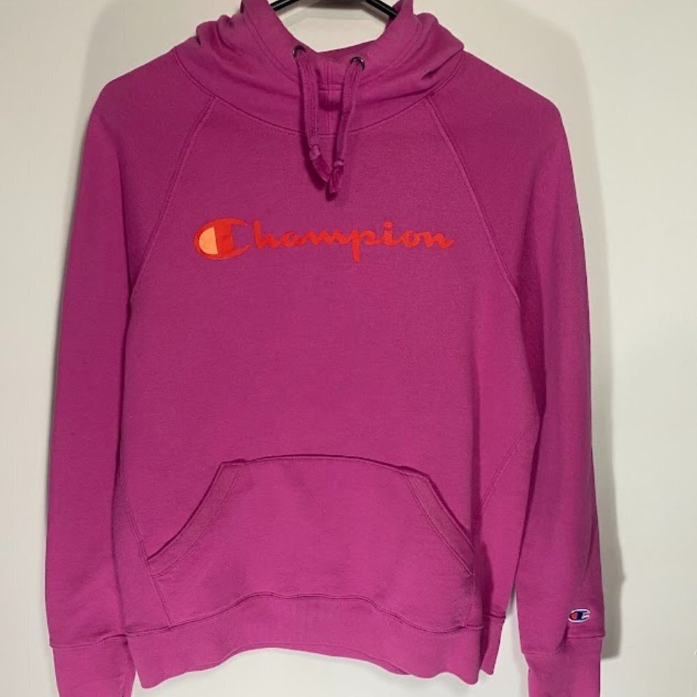 Champion Hoodie Pink and Orange